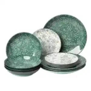 Geschirr-Set 12-tlg. aus Porzellan