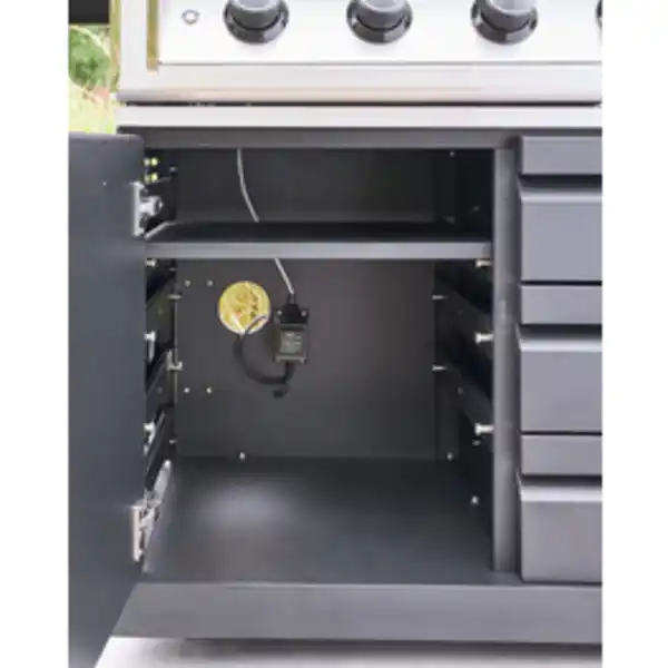 Bild 3 von THOR Gasgrill »Giant«, Outdoorküche, 3 Haupt-, 2 Seiten-, 1 Heck-, 1 Sear-Brenner, Edelstahl Plancha