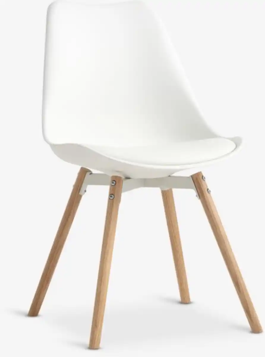 Bild 1 von Esszimmerstuhl KASTRUP weiß/Eiche natur