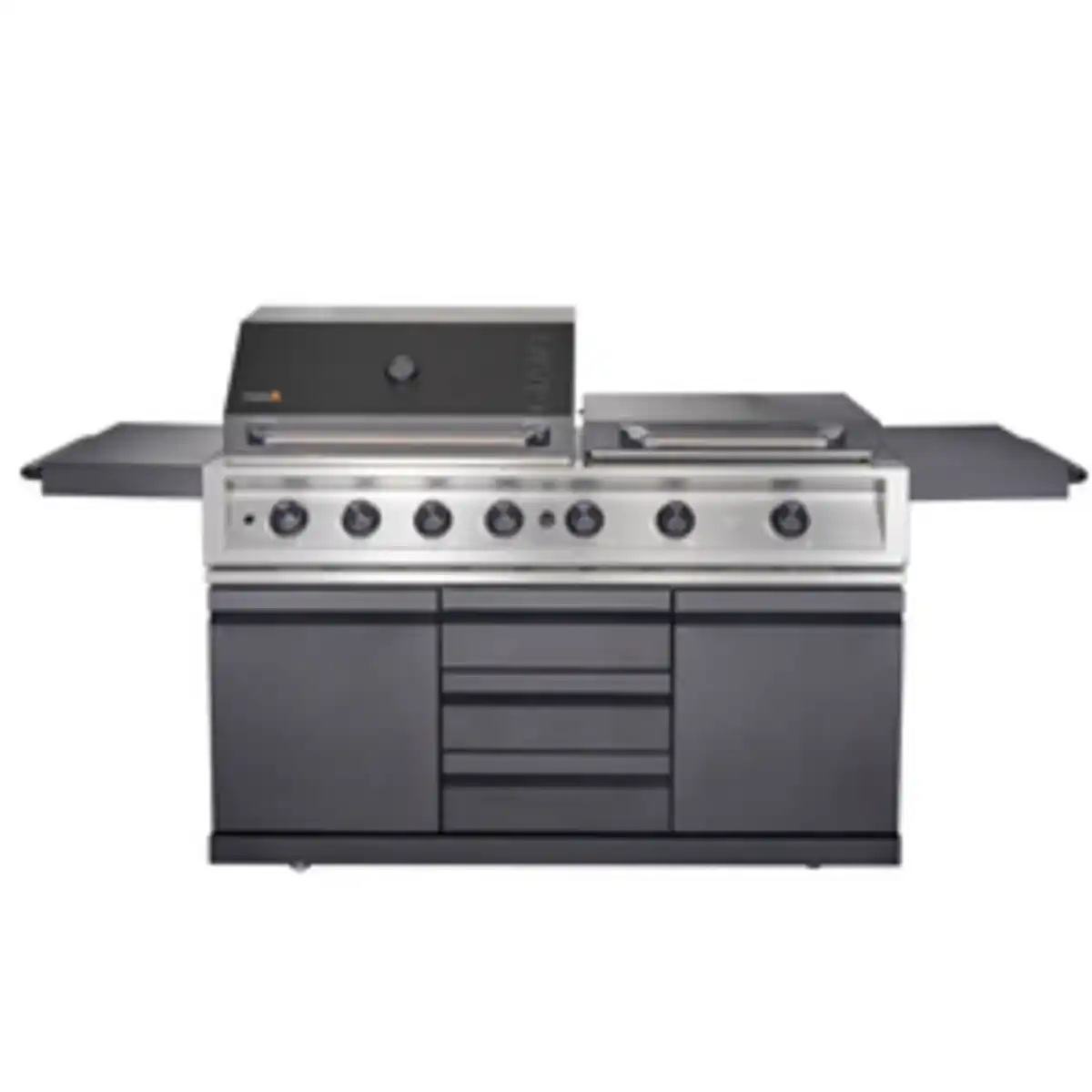 Bild 1 von THOR Gasgrill »Giant«, Outdoorküche, 3 Haupt-, 2 Seiten-, 1 Heck-, 1 Sear-Brenner, Edelstahl Plancha
