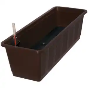 Geli Bewässerungsblumenkasten »Aqua Green«, BxHxL: 21 x 17,5 x 60 cm, 11 Liter, braun