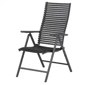 toom Gartenstuhl 'Marie' klappbar Stahl schwarz 70 x 104 x 55,5 cm