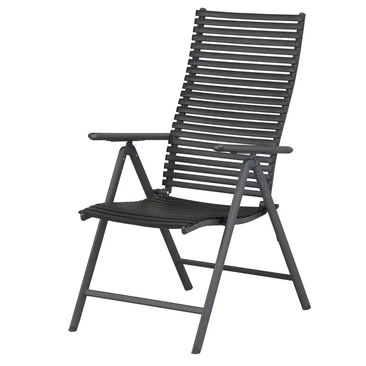 Bild 1 von toom Gartenstuhl 'Marie' klappbar Stahl schwarz 70 x 104 x 55,5 cm