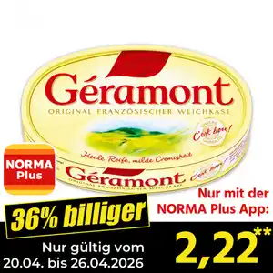 Géramont Französischer Weichkäse
