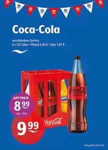 Coca-Cola verschiedene Sorten