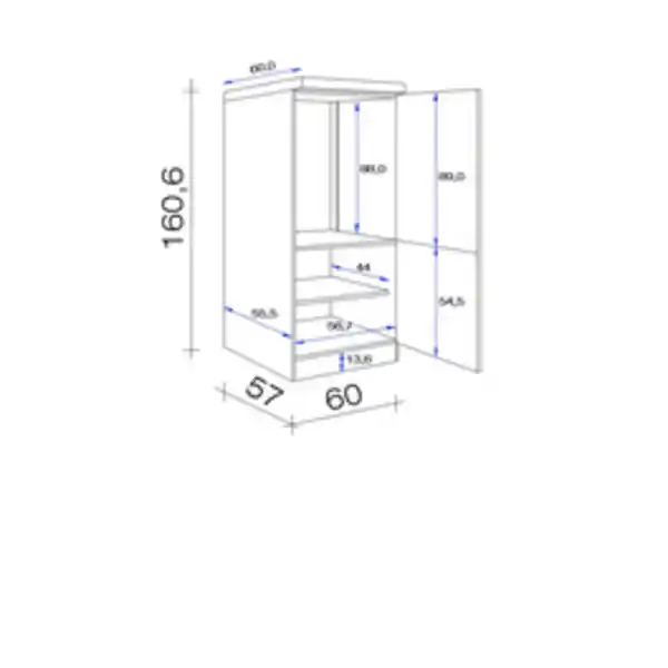 Bild 2 von Flex-Well Demi-Geräteumbauschrank »Wito«