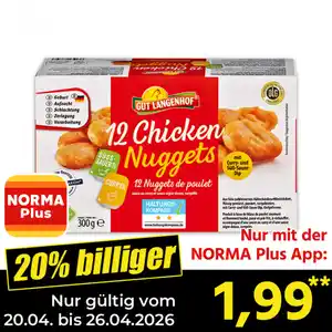 Gut Langenhof 12 Chicken Nuggets