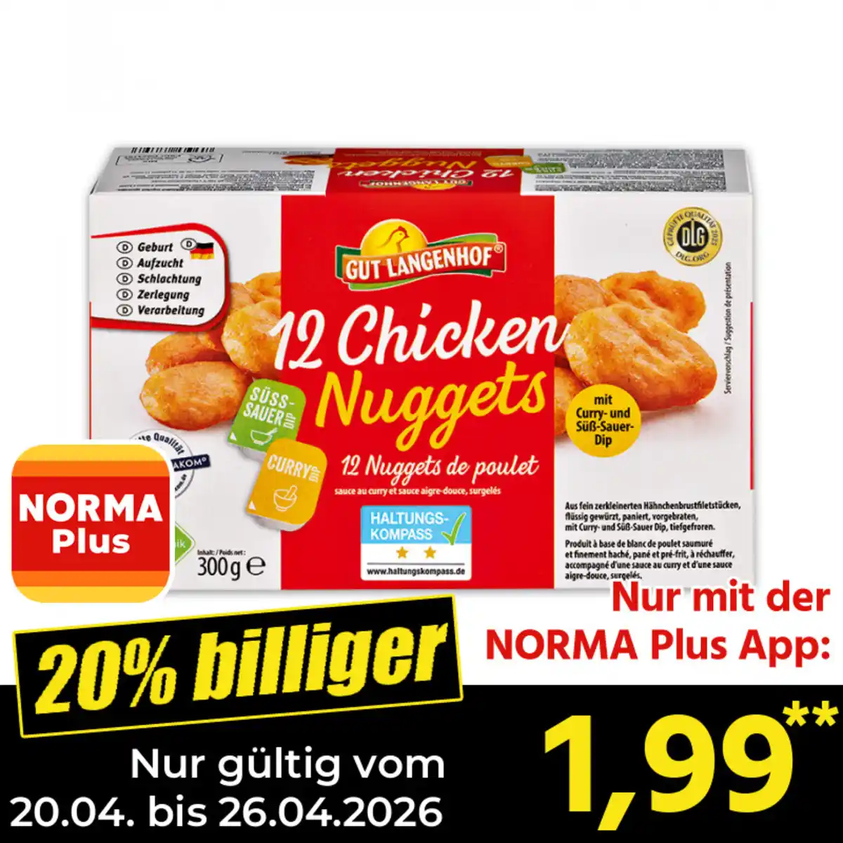 Bild 1 von Gut Langenhof 12 Chicken Nuggets