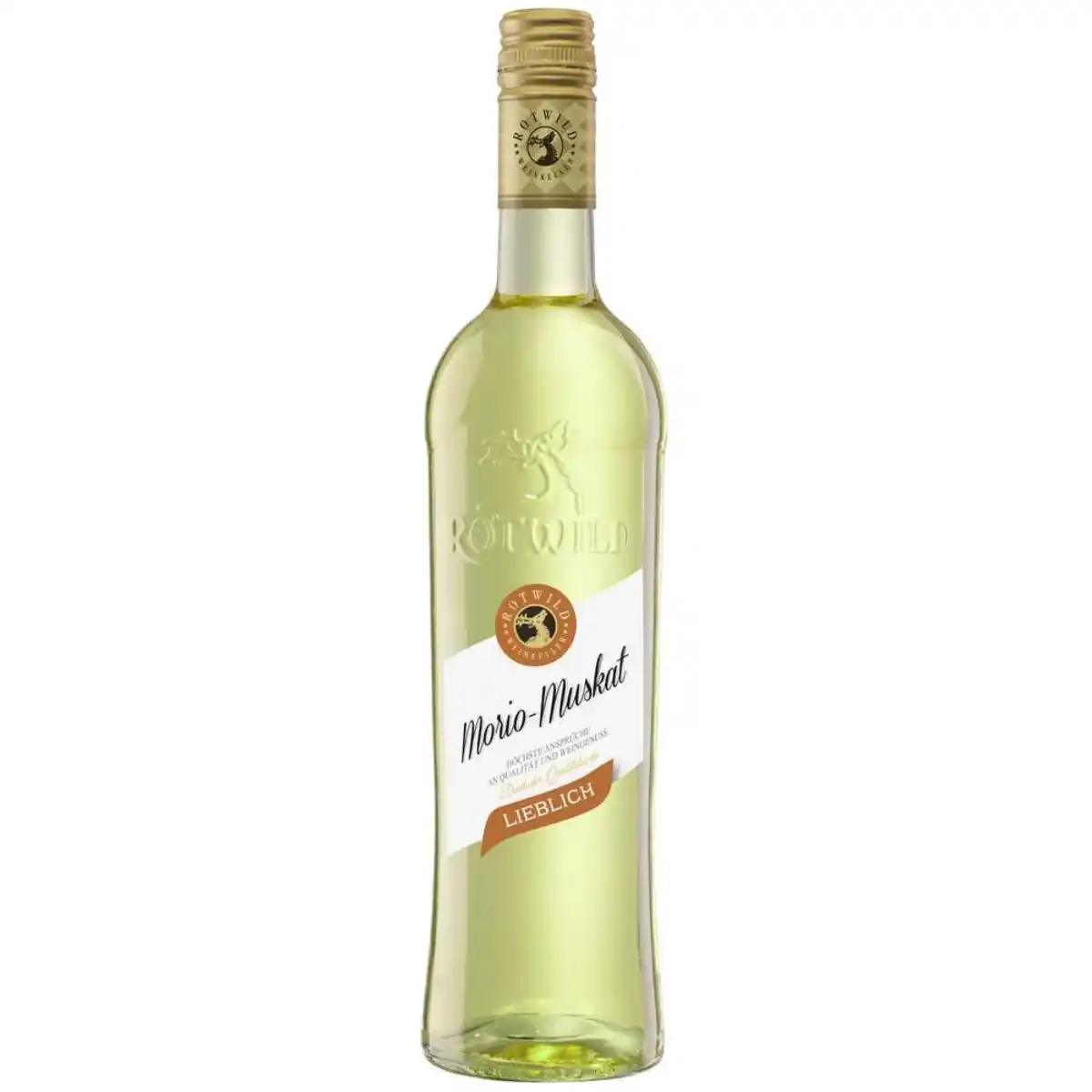 Bild 1 von Rotwild Weißwein Morio Muskat lieblich 0,75l QbA