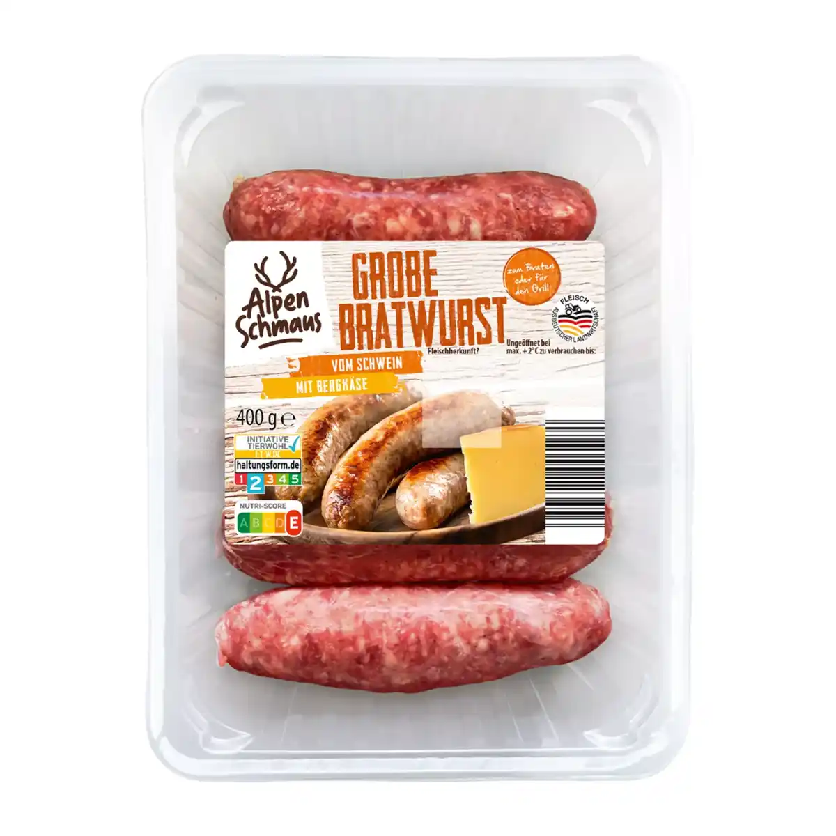 Bild 1 von ALPENSCHMAUS Bratwurst mit Bergkäse