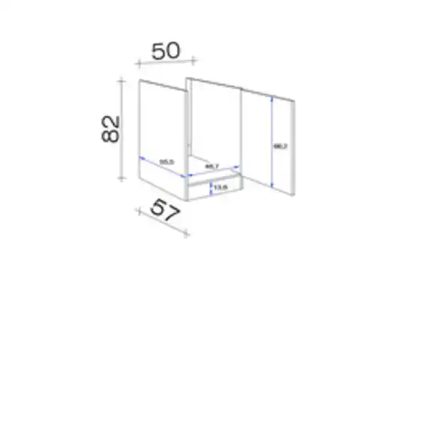 Bild 3 von Flex-Well Spülenunterschrank »Morena«, San Remo Eichefarben / basaltgrau