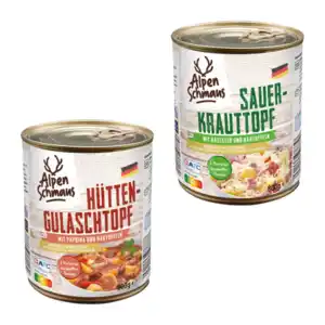 ALPENSCHMAUS Hüttengericht