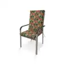 Bild 2 von DOPPLER Sitzauflage »Living«, BxLxS: 48 x 110 x 6 cm, aus 55 % Polyester, 45 % Baumwolle, grün/orange