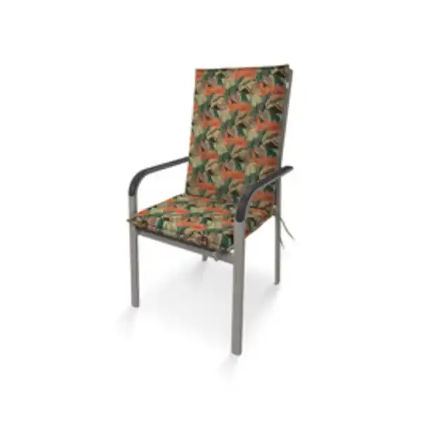 Bild 2 von DOPPLER Sitzauflage »Living«, BxLxS: 48 x 110 x 6 cm, aus 55 % Polyester, 45 % Baumwolle, grün/orange