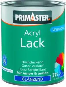 Primaster Acryl Lack enzianblau glänzend 375 ml