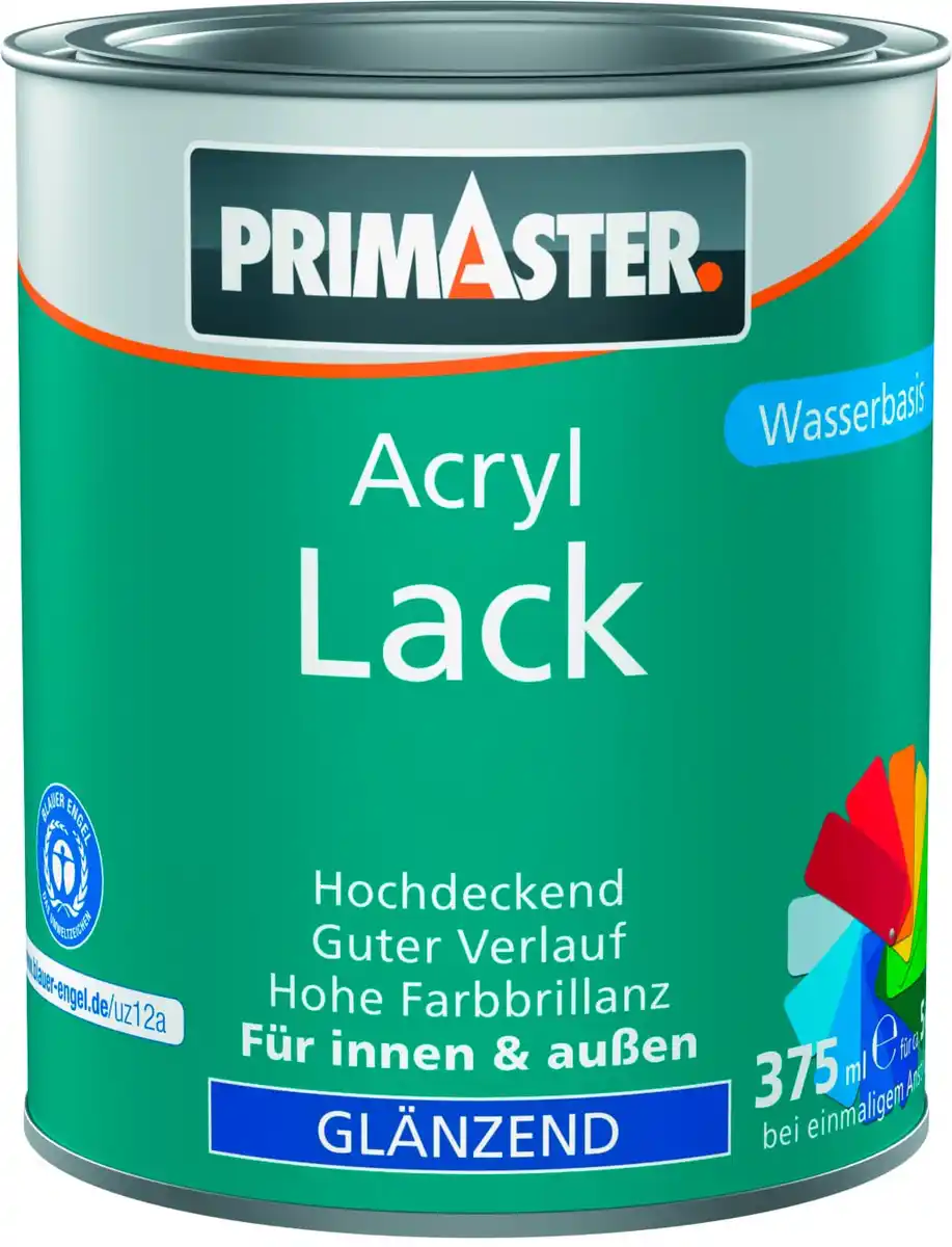 Bild 1 von Primaster Acryl Lack enzianblau glänzend 375 ml