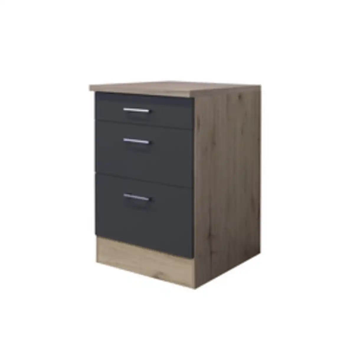 Bild 1 von Flex-Well Auszugsunterschrank »Morena«, San Remo Eichefarben / basaltgrau