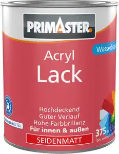 Primaster Acryl Lack cremeweiß seidenmatt 375 ml