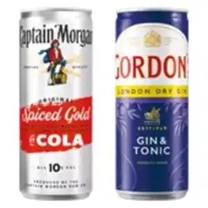 Captain Morgan & Cola oder Gordon’s & Tonic