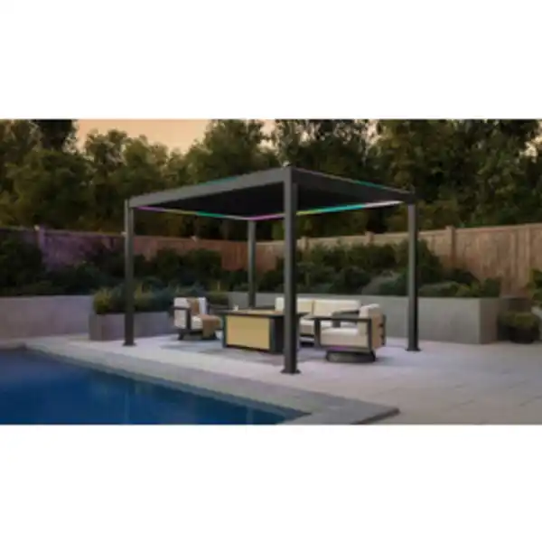Bild 2 von Mr. GARDENER Pergola »Classic 111 Automatik«, BxTxH: 300 x 400 x 250 cm, Aluminium, anthrazit