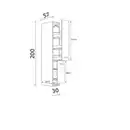 Bild 2 von Flex-Well Apothekerschrank »Wito«