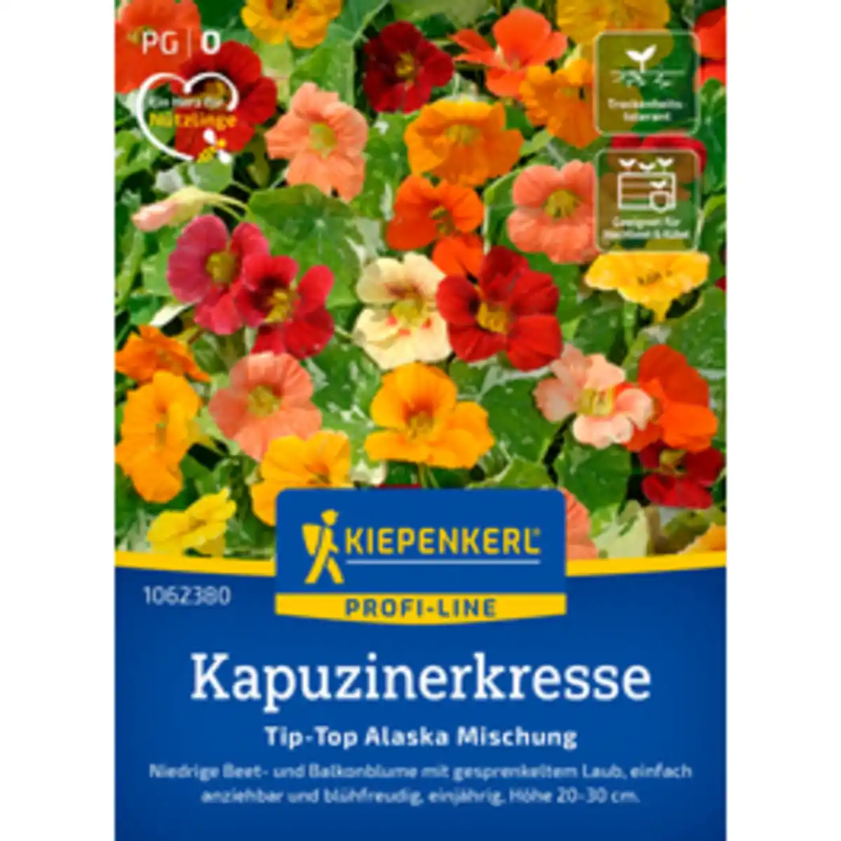 Bild 1 von Kiepenkerl Kapuzinerkresse Tropaeolum Tropaeolum majus »Tip-Top Alaska Mischung«, einjährig