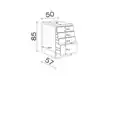 Bild 2 von Flex-Well Unterschrank »Morena«, San Remo Eichefarben / basaltgrau