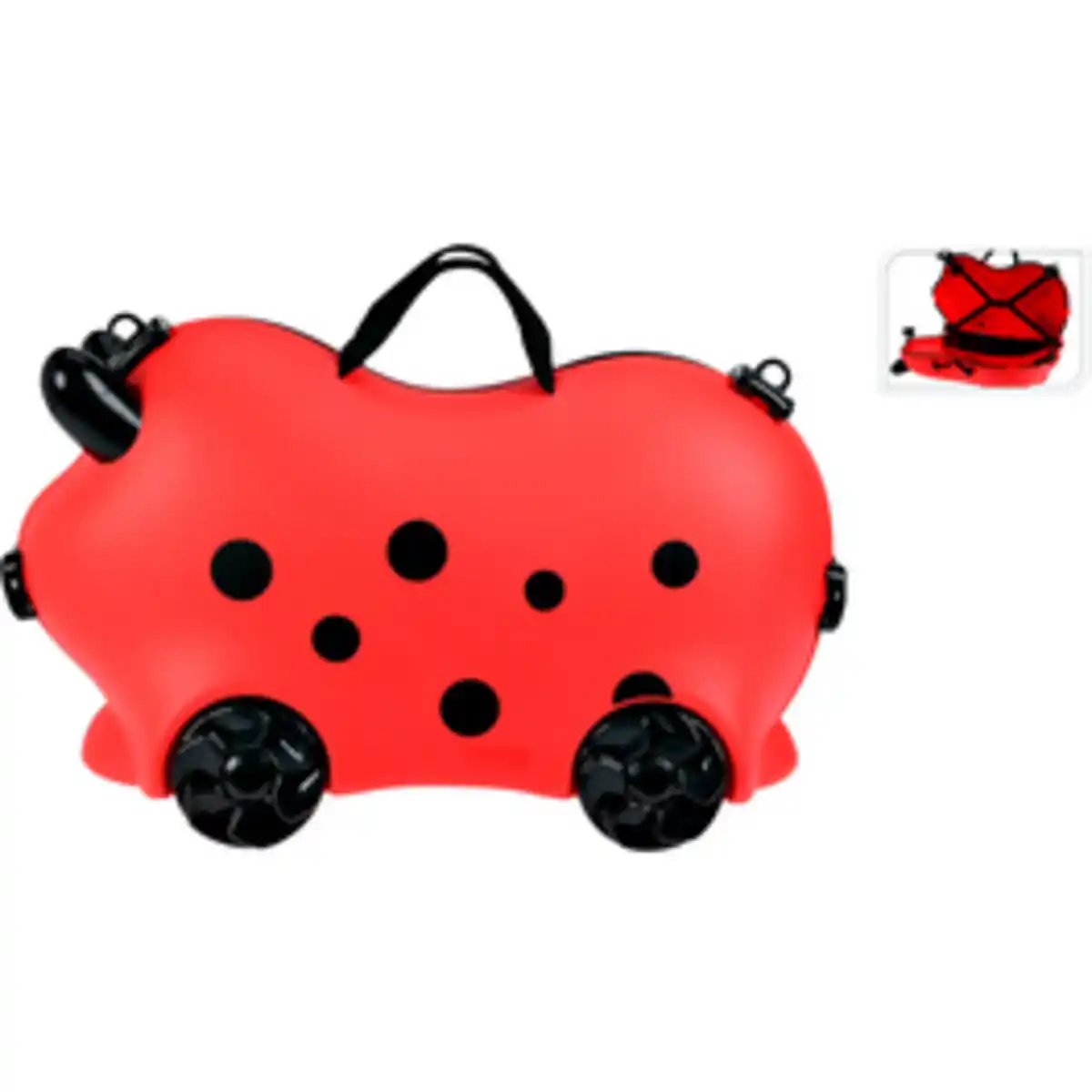 Bild 1 von Trolley, LxHxT: 52 x 32 x 21 cm, mit Sitzfunktion, rot