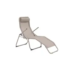 toom Liegestuhl klappbar beige 152 x 66 x 112 cm