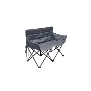 toom Campingbank 'Island' anthrazit 126 x 50 x 48/88 cm