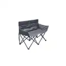 Bild 1 von toom Campingbank 'Island' anthrazit 126 x 50 x 48/88 cm