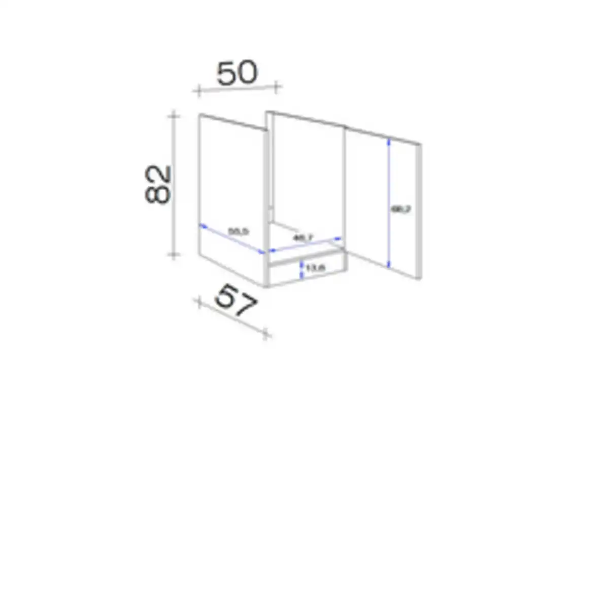 Bild 2 von Flex-Well Spülenunterschrank »Wito«, weiß