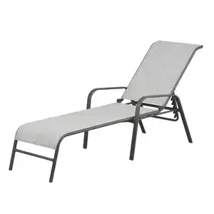 toom Sonnenliege 'Laura' grau 171 x 61,5 x 94,5 cm