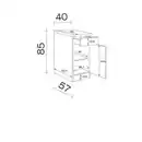 Bild 2 von Flex-Well Küchenunterschrank »Wito«, weiß