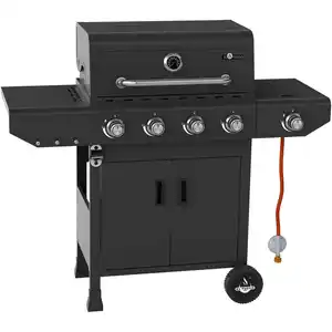 El Fuego Gasgrill 'Laredo' schwarz 123,5 x 107,5 x 52 cm