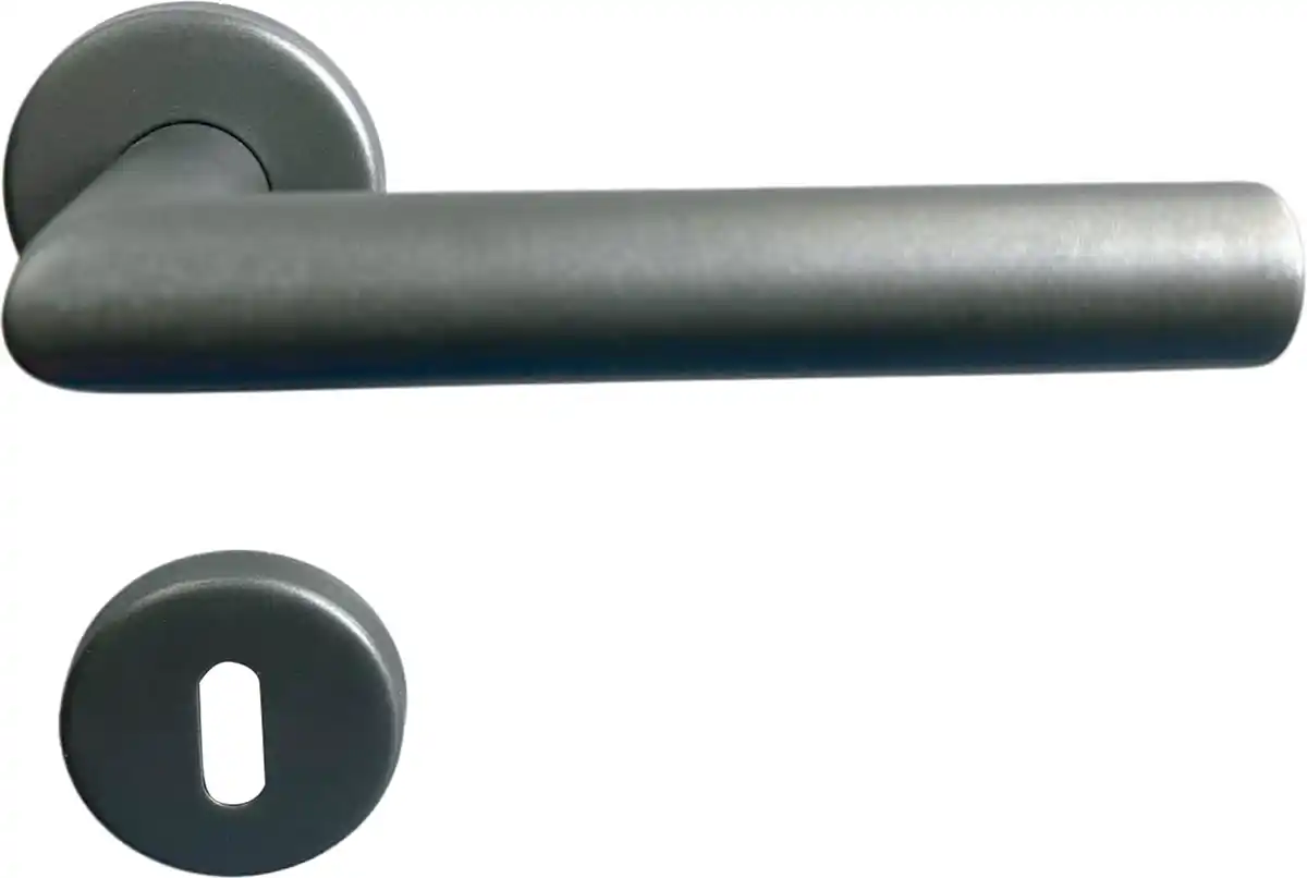 Bild 1 von TrendLine Türgriff-Garnitur BB Edelstahl kaschmiergrau Ø 49,1 mm