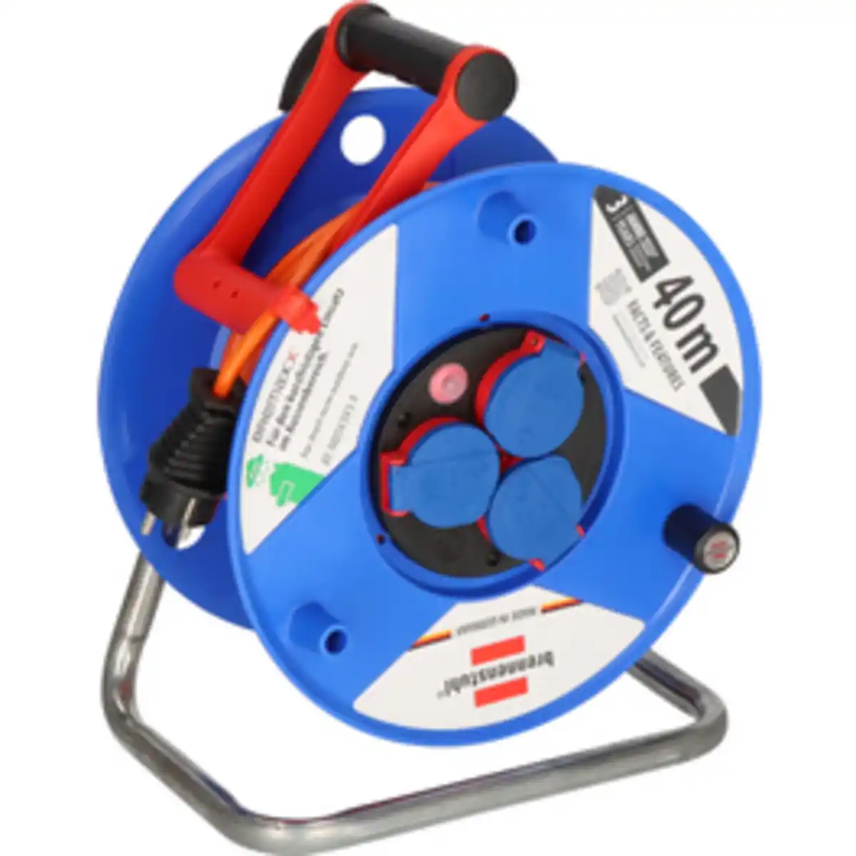 Bild 1 von brennenstuhl® Kabeltrommel »Garant AT-N05V3V3-F«, 3-fach Steckdose, IP 44, Länge: 40 m