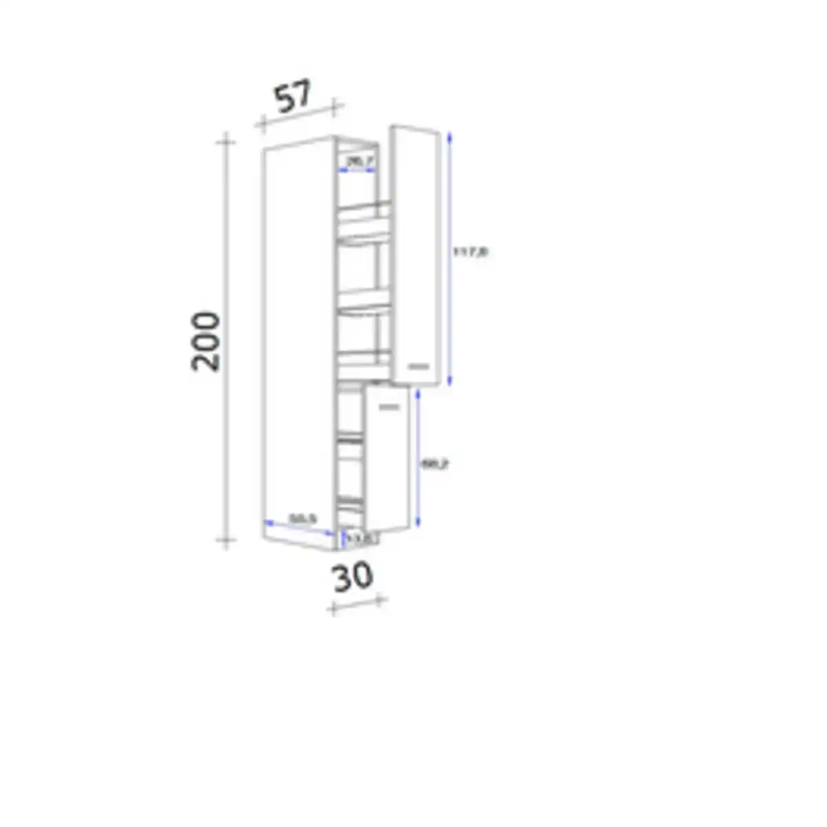 Bild 2 von Flex-Well Apothekerschrank »Morena «