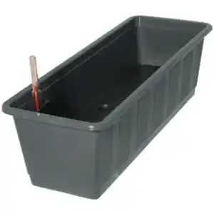 Geli Bewässerungsblumenkasten »Aqua Green«, BxHxL: 21 x 17,5 x 60 cm, 11 Liter, anthrazit