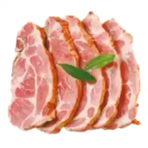 Die Rostocker Kassler Kamm mit Knochen in Scheiben