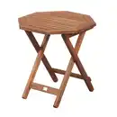 Bild 1 von Garden Pleasure Beistelltisch 'Mayfield' klappbar Eukalyptusholz Ø 46 x 50 cm