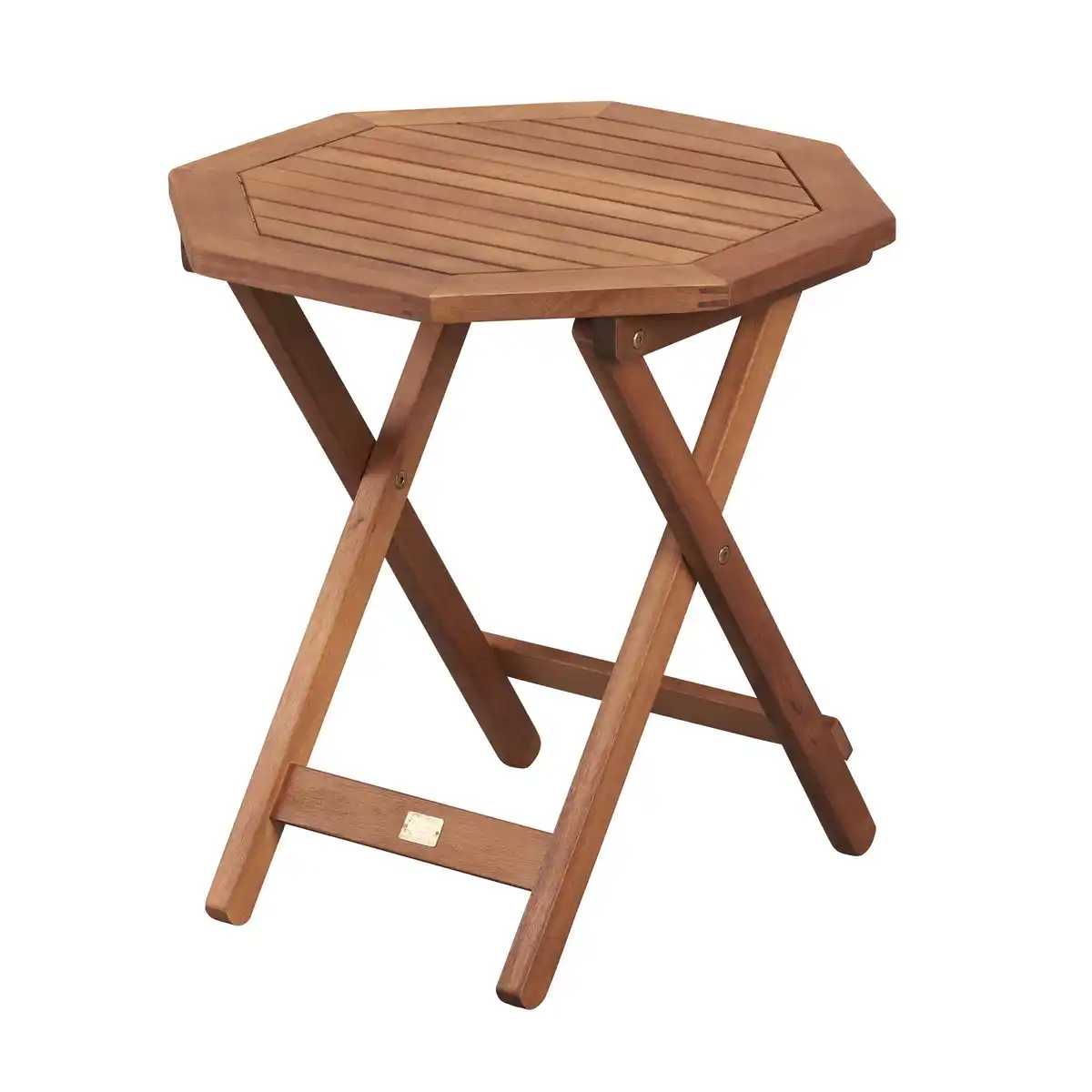 Bild 1 von Garden Pleasure Beistelltisch 'Mayfield' klappbar Eukalyptusholz Ø 46 x 50 cm