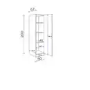 Bild 3 von Flex-Well Vorratsschrank »Morena«, San Remo Eichefarben / basaltgrau