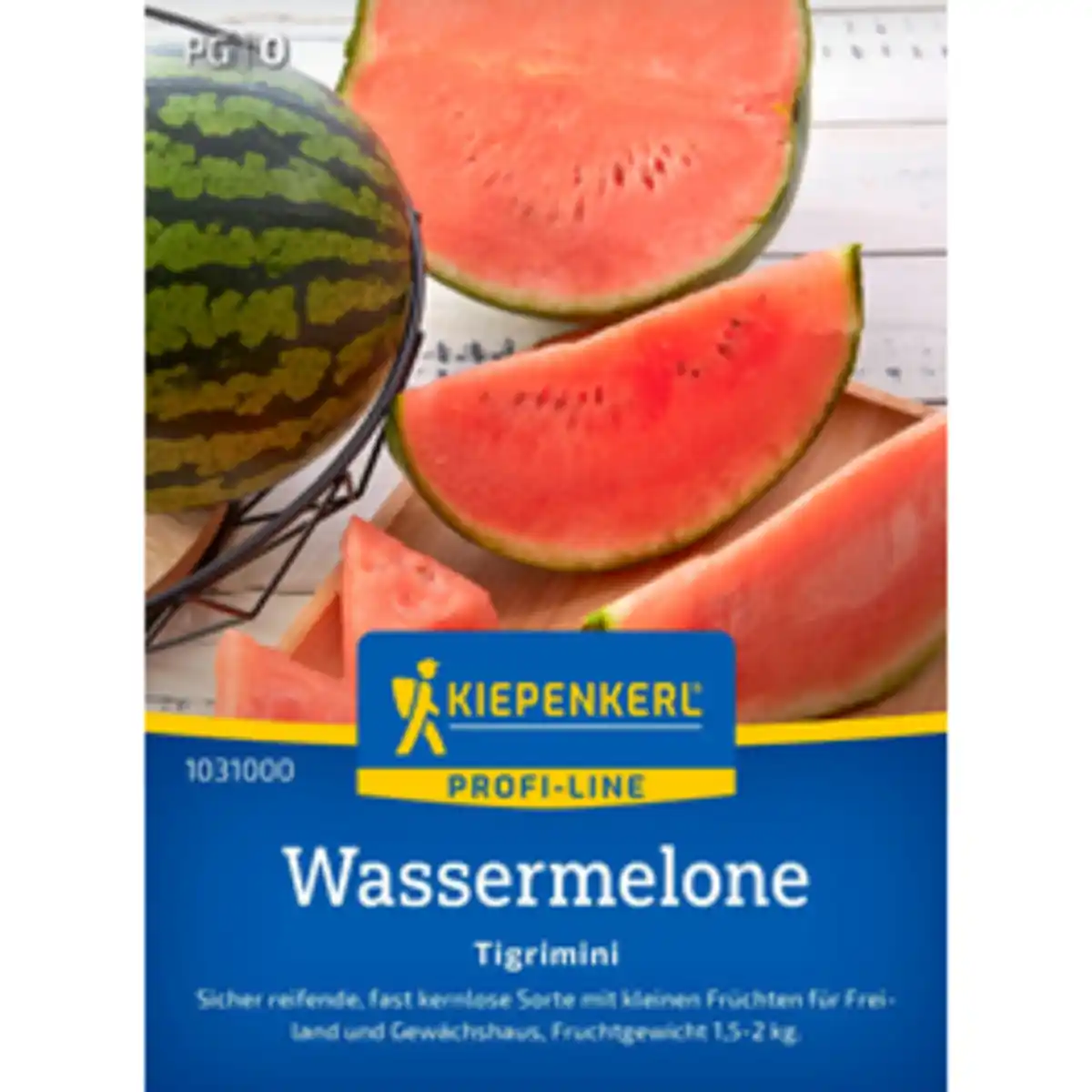 Bild 1 von Kiepenkerl Wassermelone Citrullus lanatus »Tigrimini F1«, grün