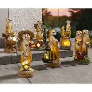 I-Glow LED-Solar-Erdmännchen