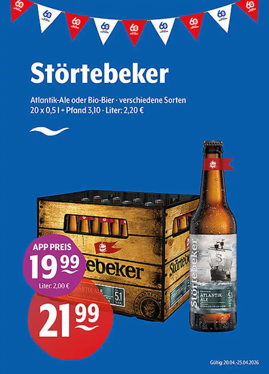 Bild 1 von Störtebeker Atlantik-Ale oder Bio-Bierverschiedene Sorten