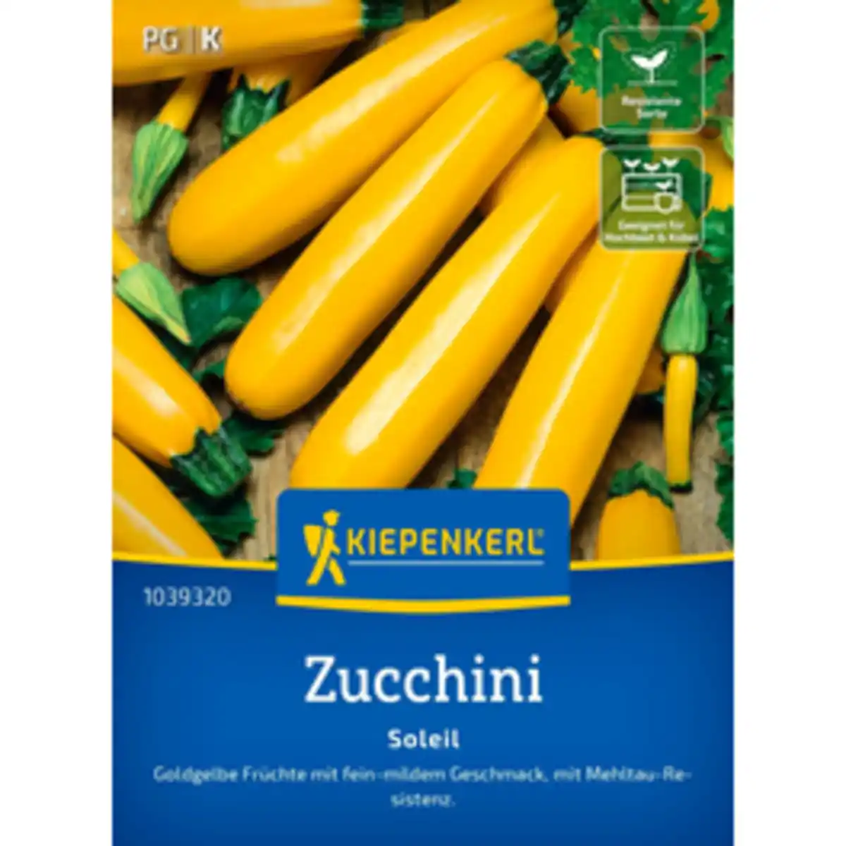 Bild 1 von Kiepenkerl Zucchini Cucurbita Cucurbita pepo »Soleil F1«, einjährig