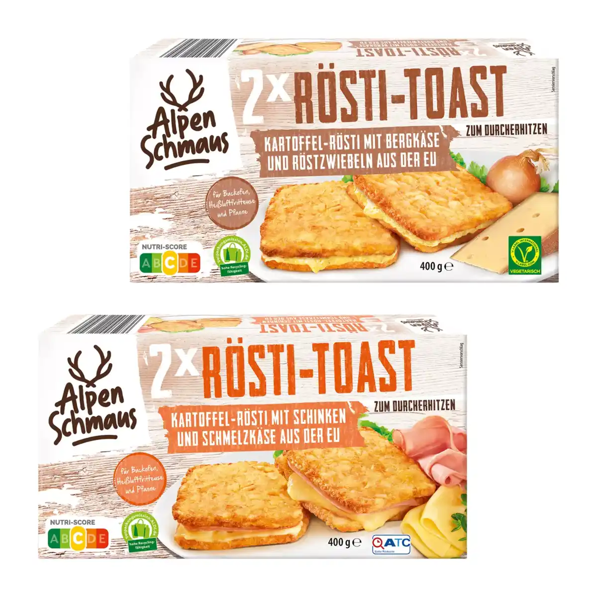 Bild 1 von ALPENSCHMAUS Rösti-Toast