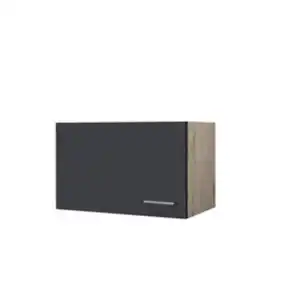 Flex-Well Kurz-Hängeschrank »Morena«, Basaltgrau/San Remo Eiche, grau, melaminbeschichtete Spanplatte