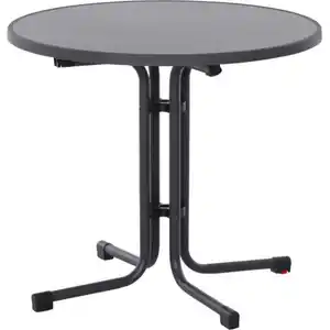 Siena Garden Gartentisch 'Paco' klappbar Stahl Ø 80 x 70 cm